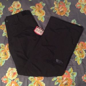 North face black men’s snow pants